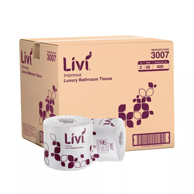 Livi Impressa 2Ply Toilet TIssue  (3007)