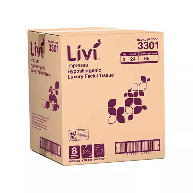 Livi Impressa 3Ply Tissues  (3301)