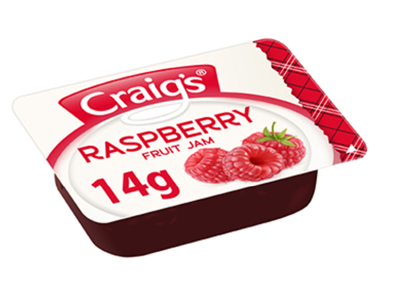 Craigs Raspberry Jam Portions