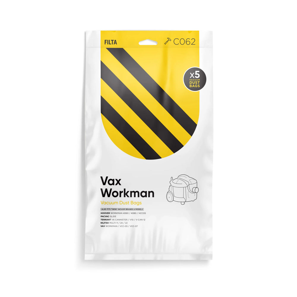 Vax Workman/Pacvac Glide Bags (C062)