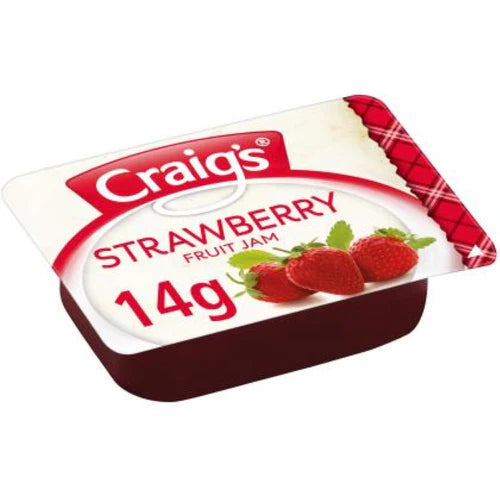 Craigs Strawberry Jam Portions