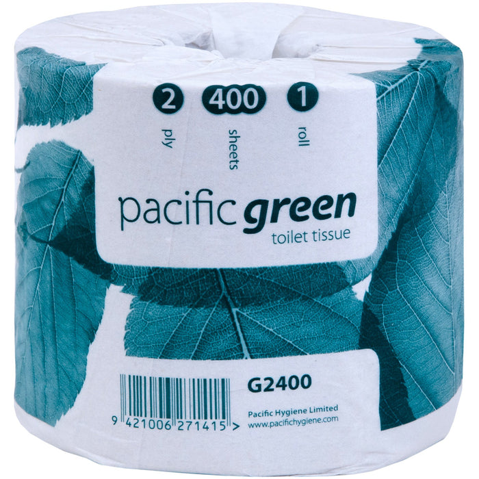 PACIFIC GREEN RECYCLED TOILET ROLLS (G2400) — Otago Cleaning Supplies